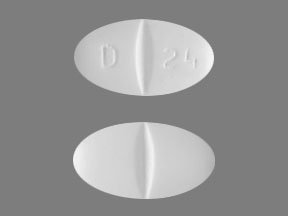 Generic Gabapentin 600 mg D 24 Oval Pill