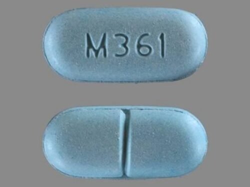 Generic Hydrocodone 10-650 mg Blue M361 Pill